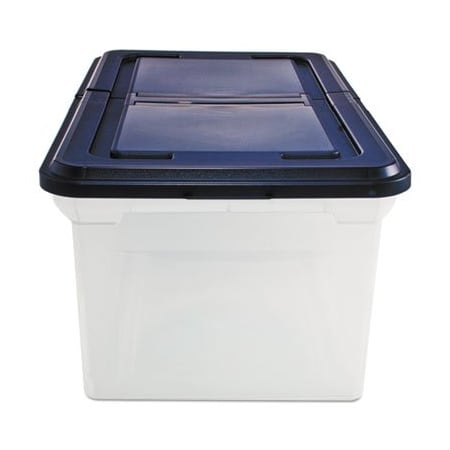 Advantus Storage Case, 23.5in W, 14.5in D, 11.3in H, Clear 55797